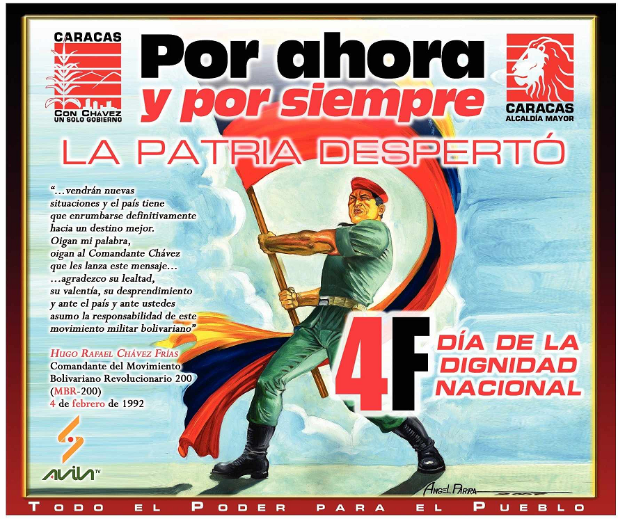 Dessin 11 – Affiche commemorative du 4 février 1992, « Journée de la dignité nationale »